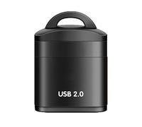 Genérico Card Reader Adapter - USB Card Reader Mini Aluminum Alloy Keychain | Memory CardReader USB 2.0 TF Microsđ High Speed Portable For Computer Car Speaker Universal Use