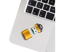 Genérico Card Reader Adapter - USB Card Reader Mini Aluminum Alloy Keychain | Memory CardReader USB 2.0 TF Microsđ High Speed Portable For Computer Car Speaker Universal Use