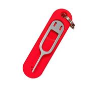 Genérico Card Removal Tool - Universal Card Removal Eject Pin with Silicone Protective Case, Creative Cards Tray Opening Tool For Smartphones, Travel-Friendly, Durable, Compact Design