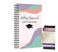 Genérico Card Storage Book - Student Organizer Holder, Handmade Compact 18x13cm Wallet with Easy Access Slots Feature, Space Saving Slim Profile Function, Ideal for School Travel Daily Use Needs