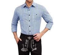 Genérico Cárdigan Hombre Oktoberfest Camisa de Cuadros Camisas Tradicionales Celebra la Oktoberfest Fiesta de la Cerveza de Baviera Disfraz de Medieval Carnaval