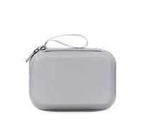 Genérico Carga de Transporte para Insta360 GO Ultra Bolsa de Almacenamiento con Correa de muñeca, Caja Protectora del Organizador de la PU Impermeable a Prueba de Polvo (Gris)