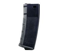 Genérico Cargador Mid-Cap de 120 Bolas de Capacidad para réplicas de Airsoft Tipo M4, AR15, M16, de polímero en Color Negro de la Marca Rossi