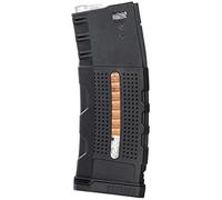 Genérico Cargador Mid-Cap de Airsoft de 150 Bolas de Capacidad para M4, AR15, M16, HK416 de polímero Negro de la Marca Battleaxe