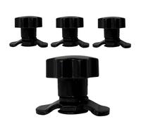 Genérico Cargo L-Track Studs Nuts | Securing Bolts Hardware 4 Pieces - RV L Track Hardware Studs - for Truck Bed Trailer Marine Deck Owners Professionals Enthusiasts