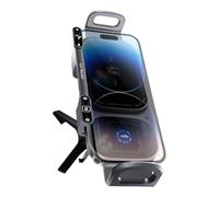 Generico Cargue el propietario 'coche de forma inalámbrica - Puerto del teléfono inteligente con salida de aire, bobinas dobles | de carga rápida para pantallas rectas, teléfonos móviles plegables y