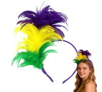 Genérico Carnival Headpiece,Colorful Costume Hair Hoop | Fun Headband - For Women Wedding Concert Event Gathering School Seasonal Celebration Vacation