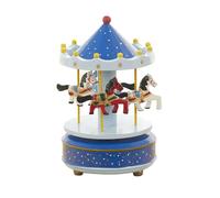 Genérico Carosello Carillon in Legno - Kit Carillon Rotante con Musicali | Giocattolo Melodico per Addormentarsi | Decorazione Torta Compleanno Cameretta Bambini Regalo