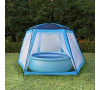 Genérico Carpa para Piscina de Tela Azul 590x520x250 cm,Casa y jardín,Piscina y SPA,Accesorios para Piscinas y SPA,Azul,11.1 KG,91575