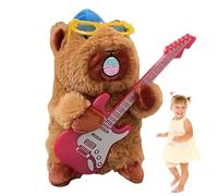 Genérico Carpincho Relleno, - High-Performance Juguete Eléctrico Divertido Animales, De Peluche Felpa Eléctrica, Linda Grabación Pequeña Almohada con | Multipurpose Outdoor Indoor Utility Sturdy