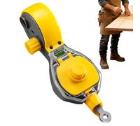 Genérico Carrete marcador de | Retracción Automática Resistente a Caídas | Herramienta de Trazado para Madera | Para taller en carpintería, aficionado a las manualidades, carpintero y construcción