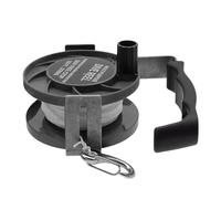 Generico Carrete Sumergible con Enrollador con Cuerda de Nailon de 88 m para Uso intensivo. Bobina para Paracord, para Buceo, Playa bajo el Agua, Mujeres y Hombres