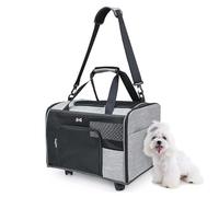 Generico Carrier para mascotas con ruedas | Bolsa de viaje impermeable para perros | Carrier de viaje para perros, transportador de mascotas al aire libre, transportador de perros transportador de