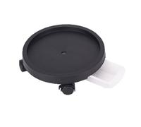 Genérico Carrito para Plantas Redondo Resistente con Ruedas - Soporte para macetas con Ruedas, Bandeja con Ruedas para jardín, Negro, 28,6 cm Mover Plantas fácilmente al Aire Libre
