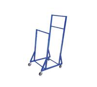 Genérico Carro De Cartón con Ruedas, Soporte For, Estantería Móvil For Mantener El Orden En Almacenes Y Supermercados(Blue,35x50x90cm)