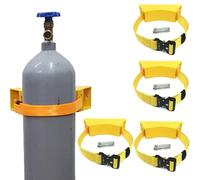 Genérico Carro para Cilindros, Estante de Acero para Almacenamiento de Gas, Tanques de pie, Estante para Cilindros de oxígeno, Correa y Soporte Resistentes para 4 botell