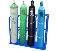 Genérico Carro para Cilindros, Estante de Acero para Almacenamiento de Gas, Tanques de pie, Estante para Cilindros de oxígeno, Estante para Cilindros de oxígeno de 100 c