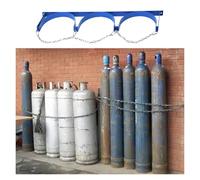 Genérico Carro para Cilindros, Estante de Almacenamiento de Gas de Acero, Tanques de pie, Soporte para Tanque, Estante de Almacenamiento de oxígeno, Estante Fijo de Acer