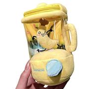 Genérico Carrot Blender Plush, Cute Carrots Juicer Plush with Hidden Zipper Storage & Keychain Clip, Creative Desk and Gift, For Kids Girl Playhouse Parentend Accessories Play Toys(Banana)