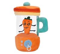 Genérico Carrot Blender Plush, Cute Carrots Juicer Plush with Hidden Zipper Storage & Keychain Clip, Creative Desk and Gift, For Kids Girl Playhouse Parentend Accessories Play Toys(Carrot)