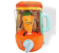 Genérico Carrot Blender Plush, Cute Carrots Juicer Plush with Hidden Zipper Storage & Keychain Clip, Creative Desk and Gift, For Kids Girl Playhouse Parentend Accessories Play Toys(Carrot 2)