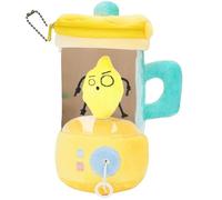 Genérico Carrot Blender Plush, Cute Carrots Juicer Plush with Hidden Zipper Storage & Keychain Clip, Creative Desk and Gift, For Kids Girl Playhouse Parentend Accessories Play Toys(Lemon)