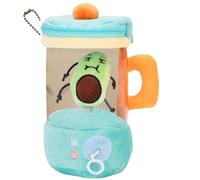 Genérico Carrot Blender Plush, Cute Carrots Juicer Plush with Hidden Zipper Storage & Keychain Clip, Creative Desk and Gift, For Kids Girl Playhouse Parentend Accessories Play Toys(Avocado)