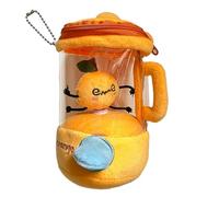 Genérico Carrot Blender Plush, Cute Carrots Juicer Plush with Hidden Zipper Storage & Keychain Clip, Creative Desk and Gift, For Kids Girl Playhouse Parentend Accessories Play Toys(Orange)