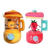 Genérico Carrot Blender Plush, Cute Carrots Juicer Plush with Hidden Zipper Storage & Keychain Clip, Creative Desk and Gift, For Kids Girl Playhouse Parentend Accessories Play Toys(2pcs D)