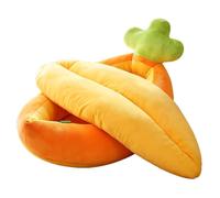Genérico Carrot Cat Bed 45cm Soft Washable Calming Pet Sleeping Mat