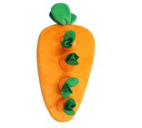 Generico Carrot Dog Toys - Juego de juguetes de peluche interactivos | Adorable Carroot Soft Toy Food Design | Durable Squeaky Dog Tooys | Fun Pet Toys For Small And Medium Dogs To Relieve Boredom