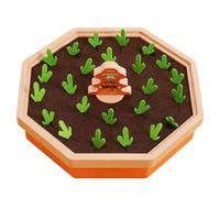 Genérico Carrot Harvest Game | Carrot Harvest Game For Kid | Wooden Educational Toy For 1-6-Year-Old Boys and Girls Shape Sorting Matching Puzzle Toys