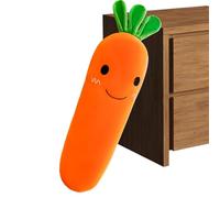 Genérico Carrot Hugging Pillow, Soft Plush Cute Carrots Pillow, Compact Hugging and Comfort, Lightweight Stuffed Carrot Toy for Kids Adults, Sleeping, Bedroom, Sofa, Office Decoration