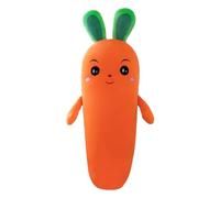 Genérico Carrot Pillow - Unique Cute Stuffed Animal Bunny, 27.56 Inches | Soft Vegetable Plush Toy Bed Cushion | Home Decoration Stuffed Animal Plush For Boys Girls Kids Large Hugging Pillow