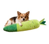 Genérico Carrot-Shaped Squeaky Dog Toy - Duřable Chewable Plush for Indoor Outdoor Play for Pets | Fun Training Indoor Outdoor