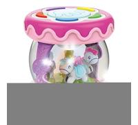 Genérico Carrusel Musical Y Tambor De Juguete - Juguete para Bebé Giratorio Iluminado con Música | De Actividad Sensorial para Niños Pequeños A Partir De 12 Meses.