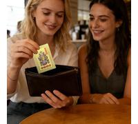 Generico Carta del Tai en Chino | Recuerdo de colección de cobre para una bendición espiritual | Tarjeta de protección Año del Caballo | para ella, él, familia, amigos, padre madre