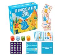 Genérico Cartas de Dinosaurios,Juego de Dados Coloridos para Escritorio - Cartas De Juego De Dinosaurios - para Casa Fiesta Jardín De Infancia Familia Niños Y