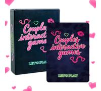 Genérico Cartas De Juego para Parejas - Conversación Romántica,Juego De Desafío Íntimo para Adultos,para Viajes Noche De Cita Cumpleaños San Valentín Y Luna De Miel