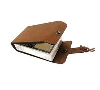 Genérico Cartas De - juegoCompacto De 10x7x3cm, Estuche Plegable De Cuero De PU, juegoInteractivo De Mesa con juegoAtractivo | Juegos Sociales para El Hogar Viajes Reuniones Mujeres Hombres Jóvenes A