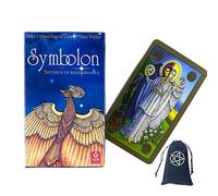 Genérico Cartas de Oracle del Tarot de Symbolon,Symbolon Tarot Oracle Cards,with Bag,Firend Game,Juguetes de adivinación