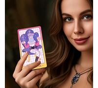 Genérico Cartas de Oráculo, 78 Cartas de Tarot con Lecturas Precisas, Juguetes De Videncia para Lectura Psíquica Diaria Astrología Relaciones