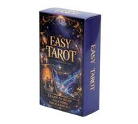 Genérico Cartas de Oráculo Fáciles - Juego de Mesa de 78 Piezas,Baraja de Tarot Rosa para Principiantes,para Adultos Hombres Mujeres Familias Principiantes Reuniones Sociales