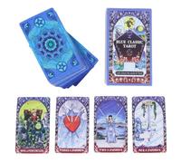 Genérico Cartas de Tarot | Juego de Adivinación de 78 Piezas - Baraja de Tarot Clásica,para Crecimiento Personal Reflexión Entretenimiento Colección Meditación