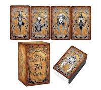 Genérico Cartas De Tarot para Principiantes,78 Cartas para Juego de Adivinación del Destino | Juego de Adivinatorias - para Divertidas Reuniones Familiares y, Experiencia Entretenida y Creativa