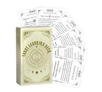 Genérico Cartas De Tarot para Principiantes - 78 Láminas Juego De Mesa Herramienta De Adivinación | Juego De Tarot | para Niños y Adultos, Reuniones, Fiestas y Entretenimiento Familiar