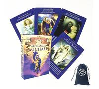 Genérico Cartas del Arcángel Miguel Oráculo,Archangel Michael Oracle Cards,with Bag,Party Game,Juguetes de adivinación
