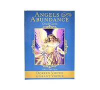 Genérico Cartas del Oráculo de Ángeles de la Abundancia,Angels of Abundance Oracle Cards,Tarot Card,Party Game,Juguetes de adivinación