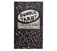 Genérico Cartas del oráculo del Tarot de imitación Doodle de 12 x 7 cm, Juego Tradicional, versión Completa en inglés con Tablero de Juego, guía en línea
