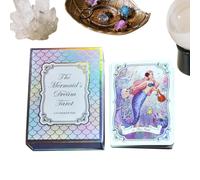 Genérico Cartas del Tarot - 78 Cartas De Escritorio Juego Oráculo,Herramienta De Adivinación Portátil para Adultos Exploración Espiritual